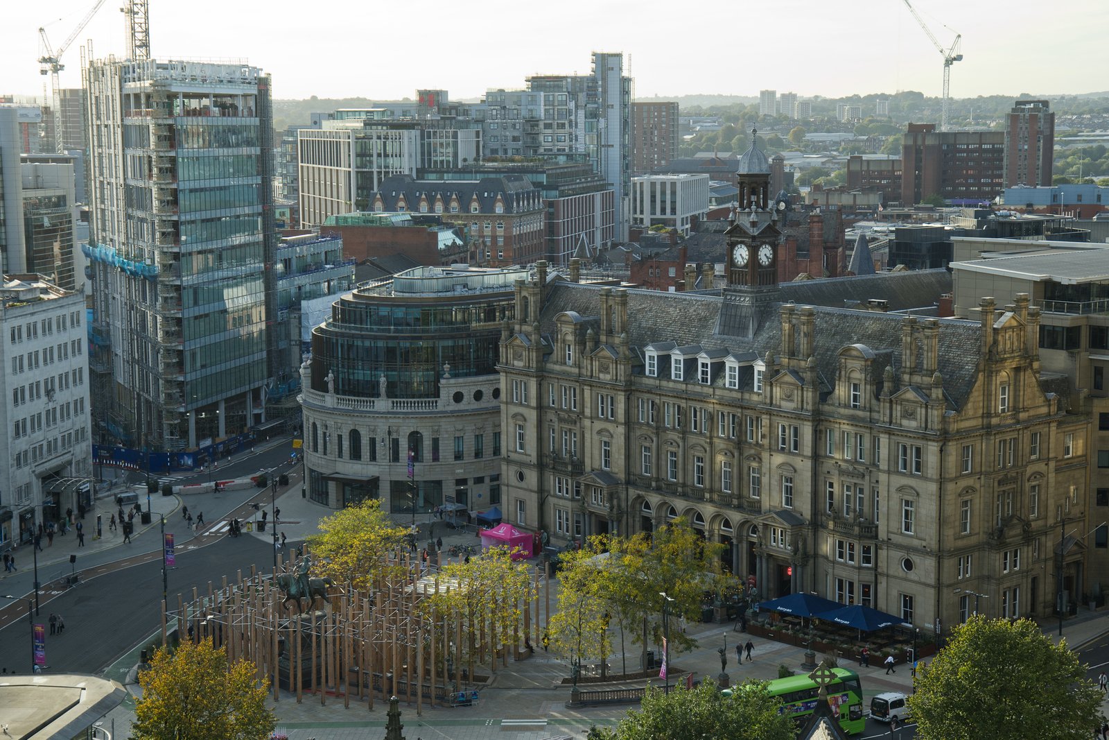 Leeds city centre channel 4 HQ